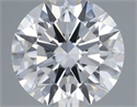 Lab Grown Diamond 0.71 Carats, Round with Ideal Cut, D Color, VS2 Clarity and Certified by IGI