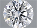 Lab Grown Diamond 0.71 Carats, Round with Ideal Cut, D Color, VS2 Clarity and Certified by IGI