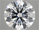 Lab Grown Diamond 5.10 Carats, Round with Ideal Cut, F Color, VVS1 Clarity and Certified by IGI
