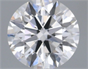 Del inventario de diamantes de laboratorio, 0.72 quilates, Redondo , Color D, claridad VVS1 y certificado IGI