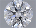 Del inventario de diamantes de laboratorio, 0.72 quilates, Redondo , Color D, claridad VVS1 y certificado IGI