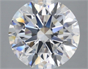 Lab Grown Diamond 4.33 Carats, Round with Ideal Cut, E Color, VS1 Clarity and Certified by IGI