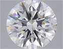 Lab Grown Diamond 4.58 Carats, Round with Ideal Cut, G Color, VVS2 Clarity and Certified by IGI