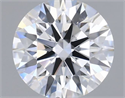 Del inventario de diamantes de laboratorio, 0.74 quilates, Redondo , Color D, claridad VVS1 y certificado IGI