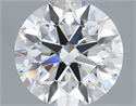 Lab Grown Diamond 2.50 Carats, Round with Excellent Cut, E Color, VVS1 Clarity and Certified by IGI