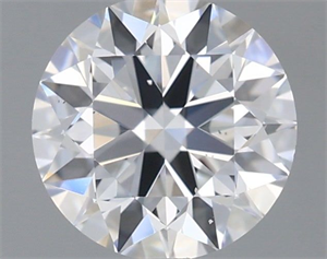 Picture of Lab Grown Diamond 0.96 Carats, Round with Ideal Cut, D Color, VS1 Clarity and Certified by IGI