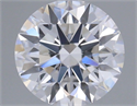 Del inventario de diamantes de laboratorio, 0.72 quilates, Redondo , Color D, claridad VVS2 y certificado IGI