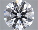 Lab Grown Diamond 4.56 Carats, Round with Excellent Cut, D Color, VVS2 Clarity and Certified by IGI
