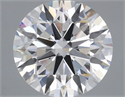 Lab Grown Diamond 3.06 Carats, Round with Excellent Cut, F Color, VVS2 Clarity and Certified by GIA