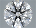 Del inventario de diamantes de laboratorio, 5.01 quilates, Redondo , Color F, claridad VVS2 y certificado GIA