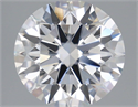 Del inventario de diamantes de laboratorio, 4.06 quilates, Redondo , Color E, claridad VS1 y certificado GIA