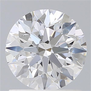 Picture of Lab Grown Diamond 1.18 Carats, Round with Excellent Cut, D Color, VS1 Clarity and Certified by IGI