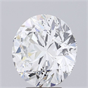 Lab Grown Diamond 6.26 Carats, Round with Excellent Cut, G Color, SI1 Clarity and Certified by IGI
