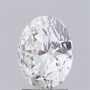 Picture of Lab Grown Diamond 2.85 Carats, Round with Ideal Cut, F Color, VS2 Clarity and Certified by IGI