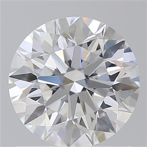 Picture of Lab Grown Diamond 1.10 Carats, Round with Excellent Cut, E Color, VVS1 Clarity and Certified by IGI