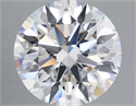 Lab Grown Diamond 4.87 Carats, Round with Ideal Cut, D Color, VVS2 Clarity and Certified by IGI