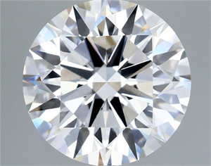 Picture of Lab Grown Diamond 6.34 Carats, Round with Ideal Cut, E Color, VVS2 Clarity and Certified by IGI