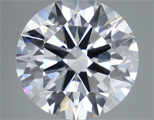 Picture of Lab Grown Diamond 5.53 Carats, Round with Ideal Cut, E Color, VVS2 Clarity and Certified by IGI