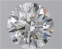 Lab Grown Diamond 5.72 Carats, Round with Ideal Cut, G Color, VS1 Clarity and Certified by IGI
