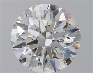 Picture of Lab Grown Diamond 5.72 Carats, Round with Ideal Cut, G Color, VS1 Clarity and Certified by IGI