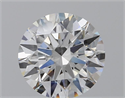 Lab Grown Diamond 1.01 Carats, Round with Ideal Cut, E Color, VS1 Clarity and Certified by IGI