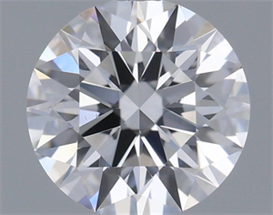 Picture of Lab Grown Diamond 0.72 Carats, Round with Ideal Cut, D Color, VS2 Clarity and Certified by IGI