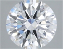 Lab Grown Diamond 3.57 Carats, Round with Excellent Cut, E Color, VVS2 Clarity and Certified by IGI