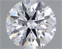 Lab Grown Diamond 0.71 Carats, Round with Ideal Cut, D Color, SI1 Clarity and Certified by IGI