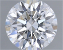 Del inventario de diamantes de laboratorio, 0.73 quilates, Redondo , Color E, claridad IF y certificado IGI