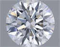Del inventario de diamantes de laboratorio, 0.72 quilates, Redondo , Color D, claridad VVS1 y certificado IGI