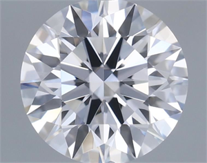 Picture of Lab Grown Diamond 0.72 Carats, Round with Ideal Cut, D Color, VVS1 Clarity and Certified by IGI