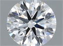 Del inventario de diamantes de laboratorio, 0.74 quilates, Redondo , Color D, claridad VVS1 y certificado IGI