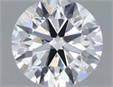Del inventario de diamantes de laboratorio, 0.74 quilates, Redondo , Color D, claridad VVS1 y certificado IGI