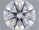 Del inventario de diamantes de laboratorio, 0.74 quilates, Redondo , Color D, claridad VVS1 y certificado IGI