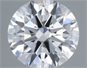 Lab Grown Diamond 1.12 Carats, Round with Ideal Cut, D Color, IF Clarity and Certified by IGI