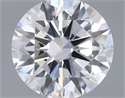 Del inventario de diamantes de laboratorio, 0.72 quilates, Redondo , Color D, claridad VS2 y certificado IGI