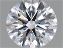 Lab Grown Diamond 0.86 Carats, Round with Ideal Cut, D Color, VVS2 Clarity and Certified by IGI