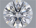 Lab Grown Diamond 0.86 Carats, Round with Ideal Cut, D Color, VVS2 Clarity and Certified by IGI