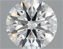 Lab Grown Diamond 0.74 Carats, Round with Ideal Cut, D Color, VVS2 Clarity and Certified by IGI
