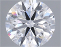 Lab Grown Diamond 0.75 Carats, Round with Ideal Cut, D Color, SI1 Clarity and Certified by IGI