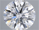 Lab Grown Diamond 0.75 Carats, Round with Ideal Cut, D Color, SI1 Clarity and Certified by IGI