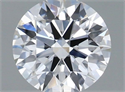 Del inventario de diamantes de laboratorio, 0.77 quilates, Redondo , Color D, claridad VVS1 y certificado IGI