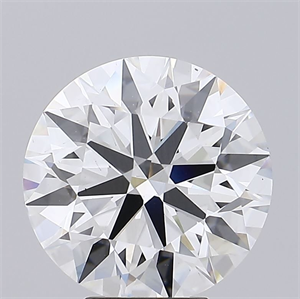 Picture of Lab Grown Diamond 5.69 Carats, Round with Ideal Cut, F Color, VS2 Clarity and Certified by IGI