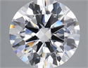 Lab Grown Diamond 6.03 Carats, Round with Excellent Cut, E Color, VS2 Clarity and Certified by IGI