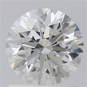 Picture of Lab Grown Diamond 1.18 Carats, Round with Excellent Cut, E Color, VVS2 Clarity and Certified by IGI