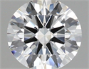 Del inventario de diamantes de laboratorio, 1.43 quilates, Redondo , Color F, claridad VVS2 y certificado IGI