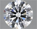 Lab Grown Diamond 1.36 Carats, Round with Ideal Cut, G Color, VVS2 Clarity and Certified by IGI