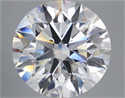 Lab Grown Diamond 5.70 Carats, Round with Excellent Cut, E Color, VS1 Clarity and Certified by IGI