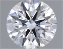 Lab Grown Diamond 1.36 Carats, Round with Ideal Cut, E Color, VVS2 Clarity and Certified by IGI