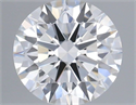 Lab Grown Diamond 1.29 Carats, Round with Ideal Cut, E Color, VVS2 Clarity and Certified by IGI